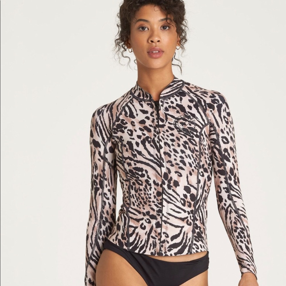 Billabong Surf Capsule Wetsuit Jacket Leopard US 4
